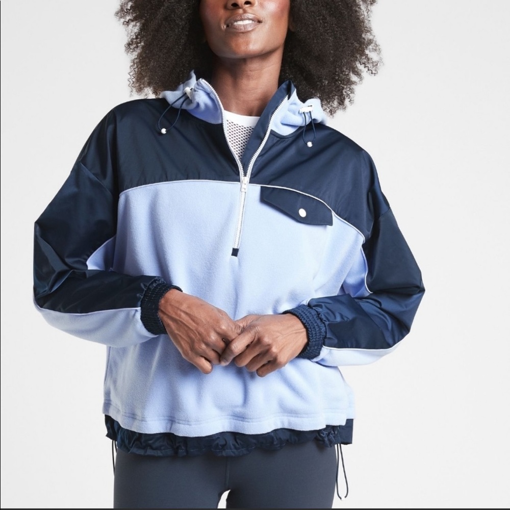 Athleta MicroFleece Windbreaker SIZE:MEDIUM